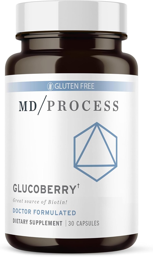 GlucoBerry Maqui Berry 提取剂,配有Picolinate铬,用于血液健康支持 -- -- 配有Biotin和Gymnema Sylvestre -- -- 医生编制 -- -- 30个卡普尔