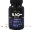 无年龄的NAD+ 女性和男性补充300mg Nicotinamide Riboside 氯| 抗衰老的饮食补充 支持能源,焦点,Stamina,脂肪代谢和认知功能 90 Capsules