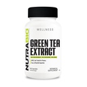 NutraBio Green Tea提取,添加抗氧化剂福利,帮助整体健康和福祉,500毫克-90卡普勒