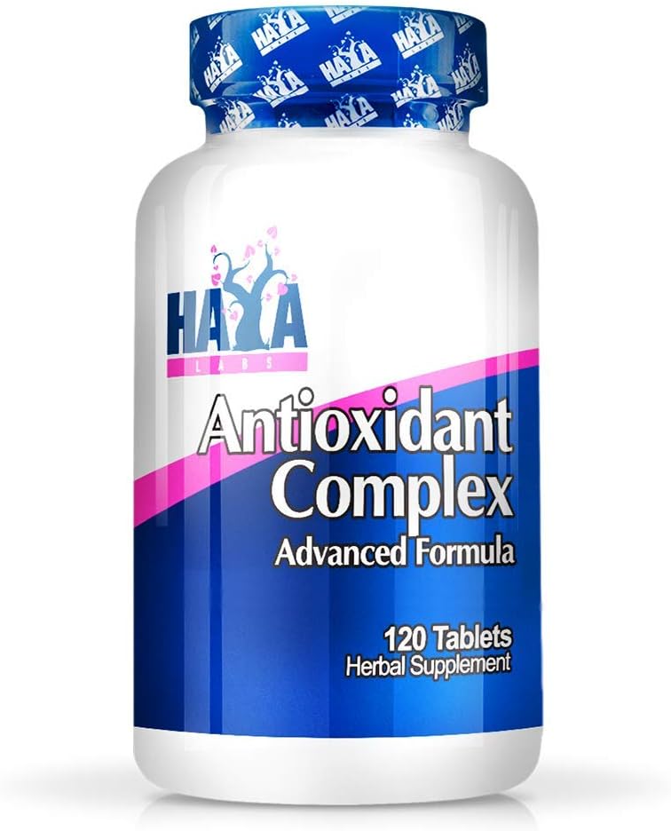 Haya Labs Antioxidant Complex 120 Tabs. A Strong, Antioxidant Carotenoid Complex with Lutein, Zeaxanthin, Beta Carotene & Vitamin E | Healthy Skin
