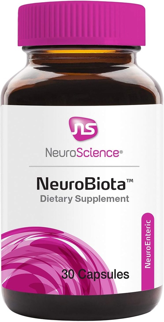 女性和男性的神经科学Mood Probiotic - NeuroBiota Mood 支持补充 消化性健康、免疫支持和健康GABA活动 - Nourish the Gut-Brain Axis(30 Capsules)