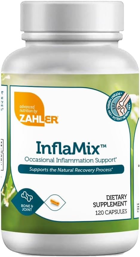 Zahler InflaMix, Turmeric and More, 支持健康炎症反应,360 Capsules.