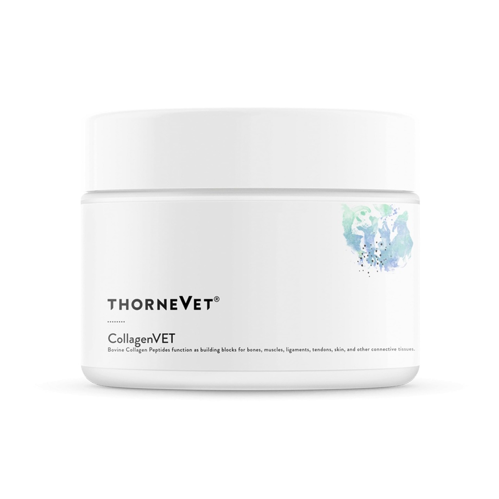 ThorneVet Collagen 狗和猫辅助剂 — 支持健康关节、肌肉、骨骼和皮肤的粉末 — 75 Scoops