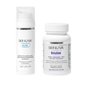 Skinuva® Scar (1.7 oz) & Bruise (14个胶囊) - 高级硅酮凝胶 配以生长因子 配以Homopathic Bruise 配以 Arnica, Bromelain & Zinc 配以的治疗方法