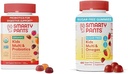 SmartyPants Kids Multivitamin Gummys Bundle:有机抗生素,Omega 3,维生素D3,C,B12,B6,A,K & Zinc Imune支持,无糖草莓香蕉,164 Counter