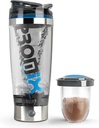Promix Pro Shaker Bottle(iX-R版) QQ可充电,对平滑蛋白摇摆的威力包括补充存储 - BPA Free QQ 20oz Cup(银蓝/Gray)
