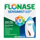 Flonase Sensimist 抗过敏性肾上腺素消毒剂 Nasray for Non-Drowsy, 24Hour 多声道消毒剂消毒剂消毒剂 – 60 Sprays