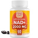 2000 MG NAD 补编, Liposomal NAD+ 具有高度吸收性, 更有效率的Than Nicotinamide Riboside, 纯和附加助推 补编, 防御老化,代谢和手机, 60 软胶