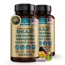 Shilajit Pure Himalayan 有机顶盖,有爱尔兰海摩斯、Ashwagandha、铜、甜菜根 -- -- 富尔维奇酸痕矿物补充品,供男女使用 -- -- 90 Counter、Non-GMO、Gluten-Free