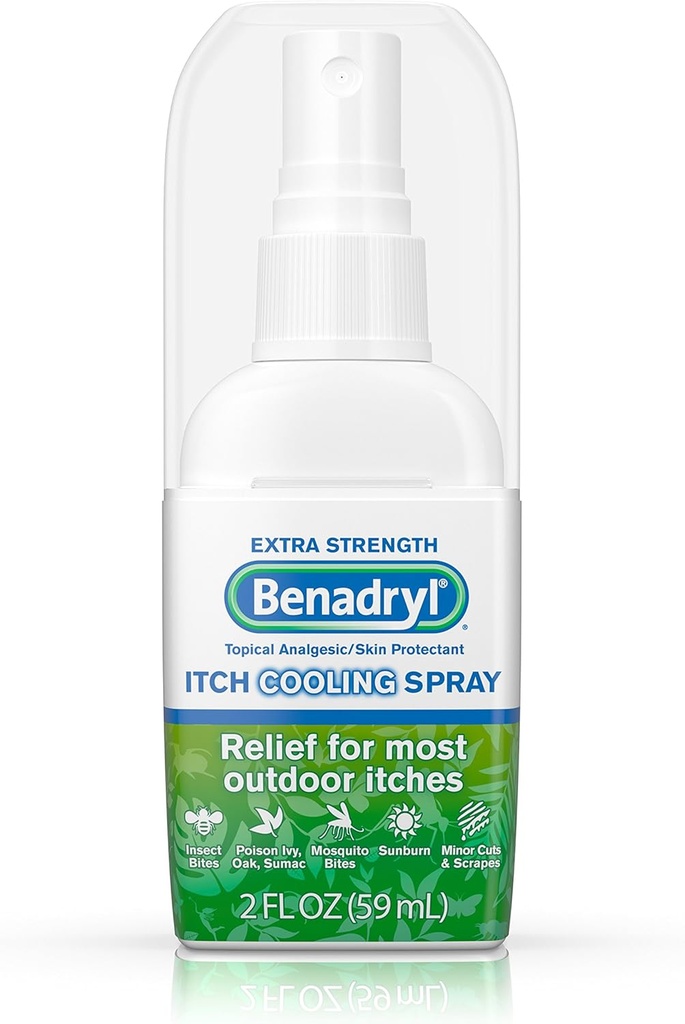 Benadryl Itch 救济喷洒 额外力量 2 oz(包2)