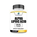 美国标准补充品 Alpha Lipoic Acid 1300mg Per service - Vegan, Gluten Free, 非GMO, 90 Capsules, 45 services