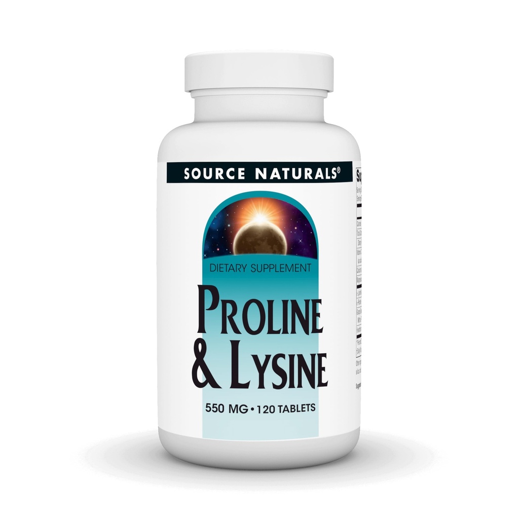 资料来源:Proline & Lysine,550毫克 - 120片