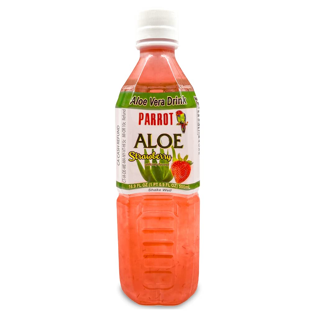 鹦鹉 Brand Aloe 草莓 16.9 f.oz. (10包)