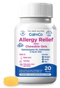 CalmCo 成人过敏性救济 Gummy Bites 配有二苯胺 - Chewable Antihistamine for Sneating, Runny Nose & Ichy Eyes, Nighttime Alergy Medicine for Asss 12+, Fantasy Flavor, 20 Counter (英语).