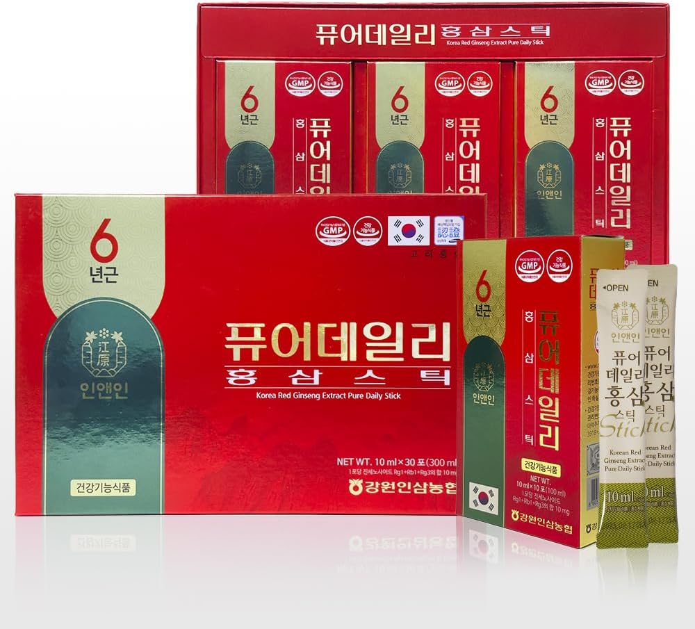 韩国红金森 提取纯日报 棒洪森 自然能源助推 男女免疫支持 法蒂格复苏 - 30棒