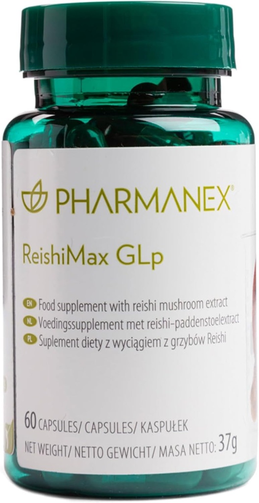 ReishiMax Immune支助补编、Red Reishi蘑菇提取、60卡普勒斯、Boosts Immune保健、支持能源、生命力和总体健康