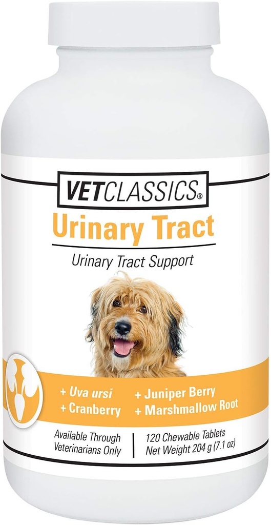 (原始内容存档于2019-09-25). Vet Classics Urinary Tract Dog Supplements - Urinary Tract for Dogs, Pet Intunence - Cranberry Dog Supplements - Chewable Tables 120 Ct.