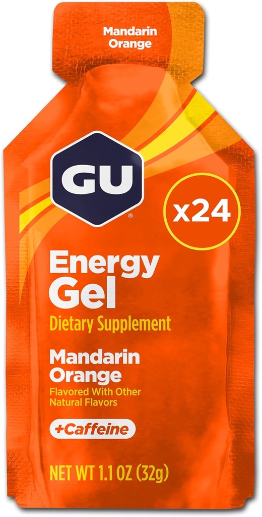 GU 能源 原始运动营养 能源 Gel 普通话 橙色 24 伯爵盒