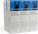 Sentrx - Ocunovis Gel眼滴给狗和有干眼的猫,水化猫和狗眼滴给Hyaluronic Acid,无血和无血的人工眼泪,5毫升,6包