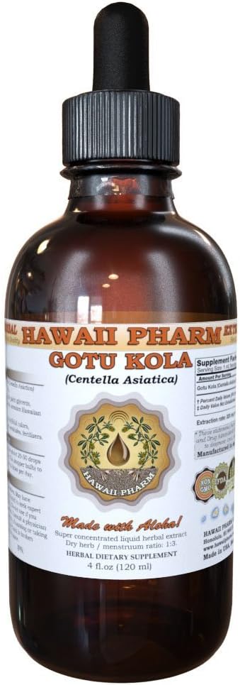 夏威夷Pharm Gotu Kola液体提取、有机Gotu Kola(亚洲气候中心)
