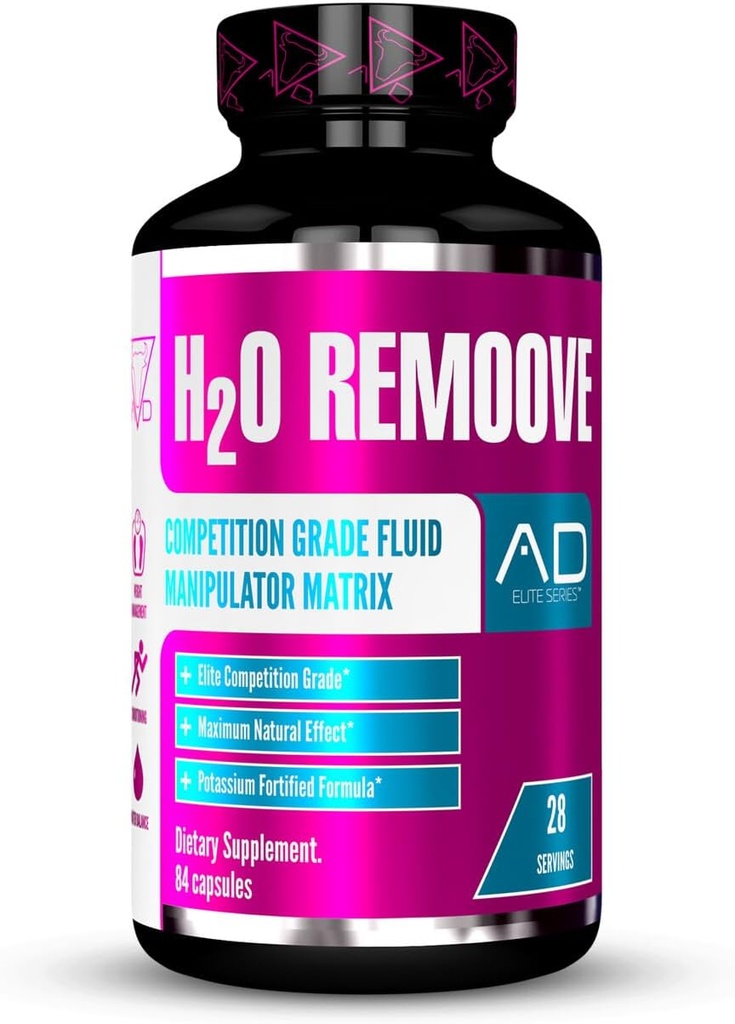 项目AD H2O Remouve Nutural Diuretice 水管理系统,包含一个钾-分离公式,设计来推广一个Drier,Leaner and More Vascular Looking Physique(28 services)