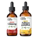 野生和有机金星叮当 2 fl oz & Ashwagandha 叮当 4 fl oz