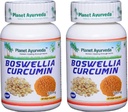 Ayurveda Boswellia Curcumin星球,500mg Veg Capsules - 2瓶