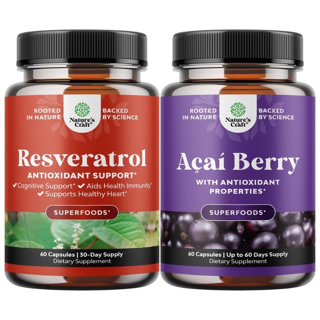 使用AMPK代谢促进和细胞效率代谢激活器和Acai Berry抗氧化剂支持妇女和男子免疫系统和认知健康