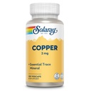 Solaray铜 2 mg → 健康红血球形成、免疫和神经功能支持 → 非GMO → 100厘米