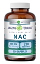 (N-Acetyl-L-Cysteine) NAC(N-Acetyl-L-Cysteine) Applements – 600 Mg – service – 250 Capsules – NO-GMO – Gluten Free – – 在美国制造