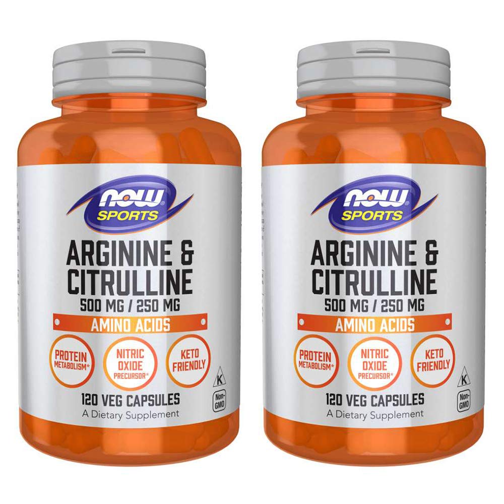 Arginine & Citrulline 500/250毫克 - 120卡普尔(2包)