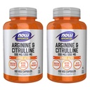 Arginine & Citrulline 500/250毫克 - 120卡普尔(2包)