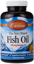 Carlson The Verfest Fish Oil Orange 120 + 30 软胶,700毫克(可能为Chewed)