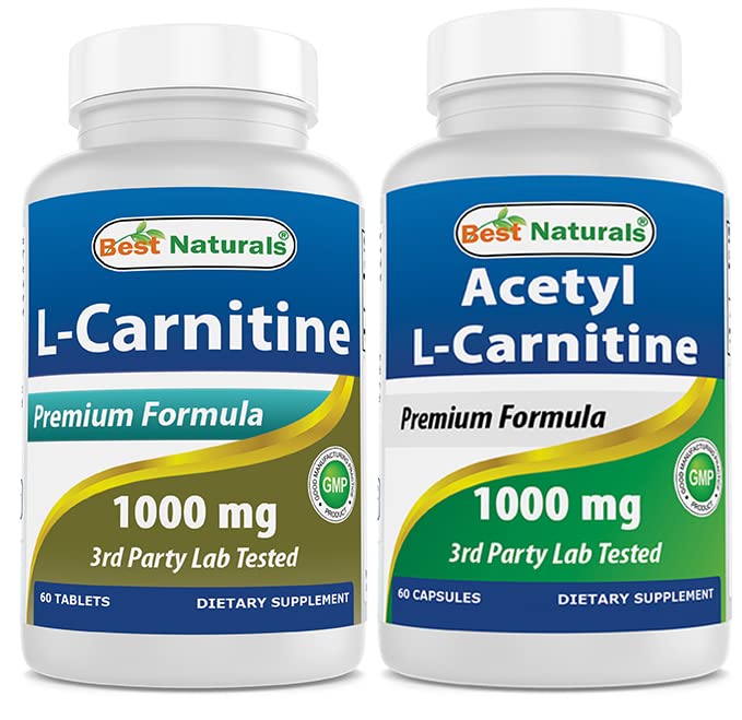 最佳自然L-Carnitine 1000mg和乙酰L-Carnitine 1000mg