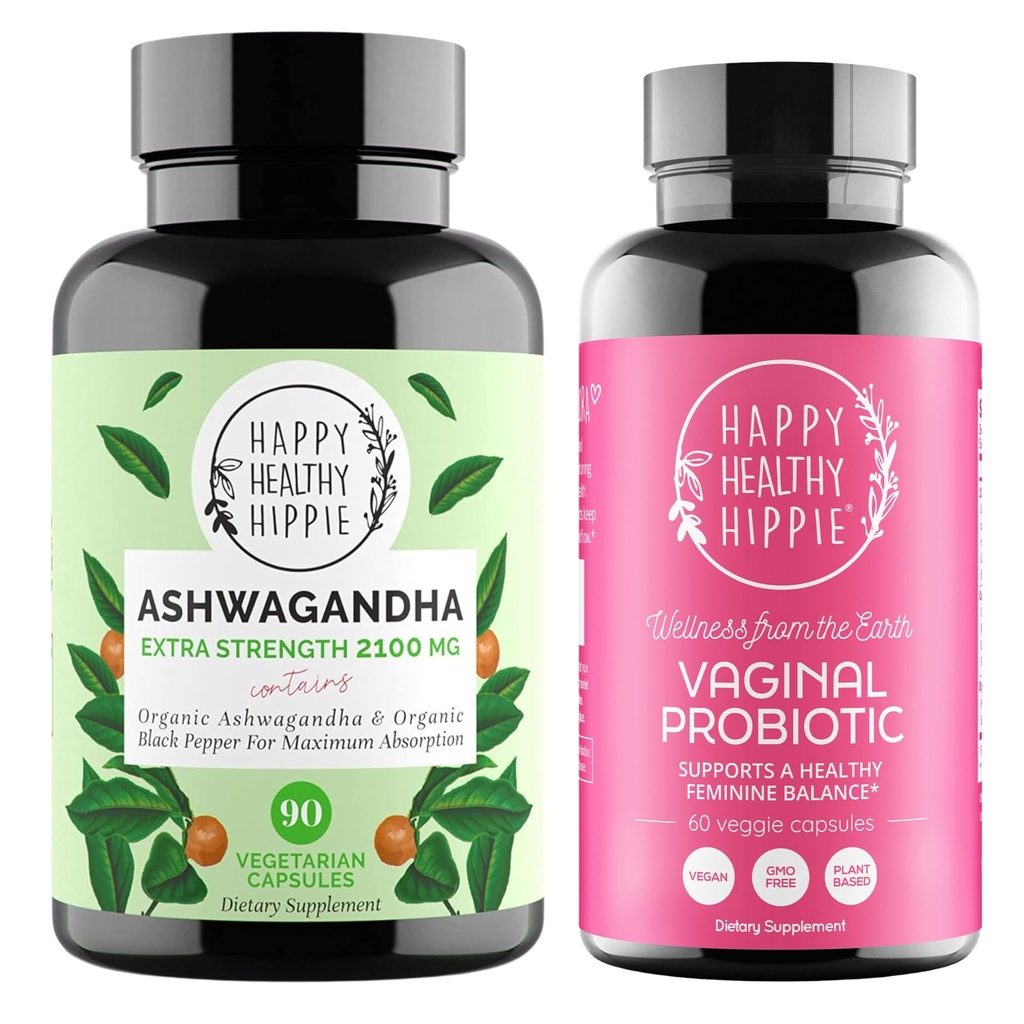 女性与有机Ashwagandha