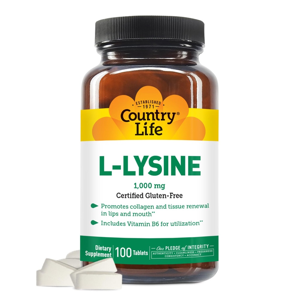 L-Lysine 1 000 Mg与B-6、2.5 英镑
