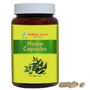 HERBAL HILLS Neem Capsules 120 Vegie Capsules Neem Leaf Azadirachta Indica 700 mg Power和Capsule中提取混合剂