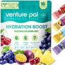 Venture Pal Free Electrolyte Power Packets - 液态日报IV 快速水分和党回收的饮料混合 → 5 Vitamins & 7 Electrolytes → Keto Friendly → Kent-GMO → 认证 Vegan → 16棒