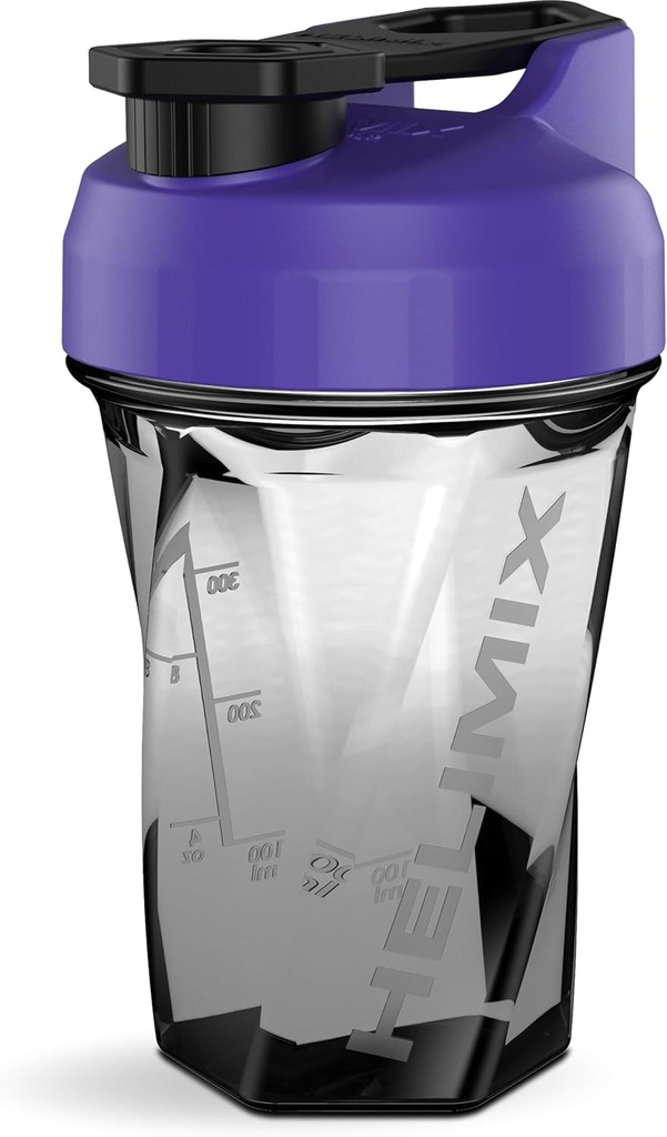HELIMIX 1.5 Vortex Blender 摇摆瓶握住20oz |无摇摆球或Whisk |美国制造 |便携式预工作 Whei 蛋白质饮料摇摆杯 |混合鸡尾酒摇摆 |顶安全
