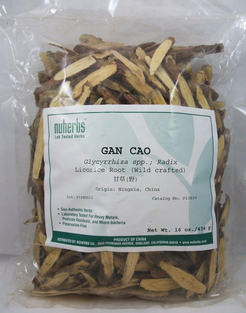 脂根 - 切片形式(甘曹) 1英镑 - 野生,实验室测试 - Nuherbs