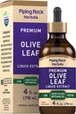 (原始内容存档于2018-03-09). Piping Rock Olive Leaf Extrabts Liquid Drops 4 Fl Oz 4 Fl Oz 无酒精叮当 Herb 补充 Olea Europaea | Vegetarian, Non-GMO, Gluten Free