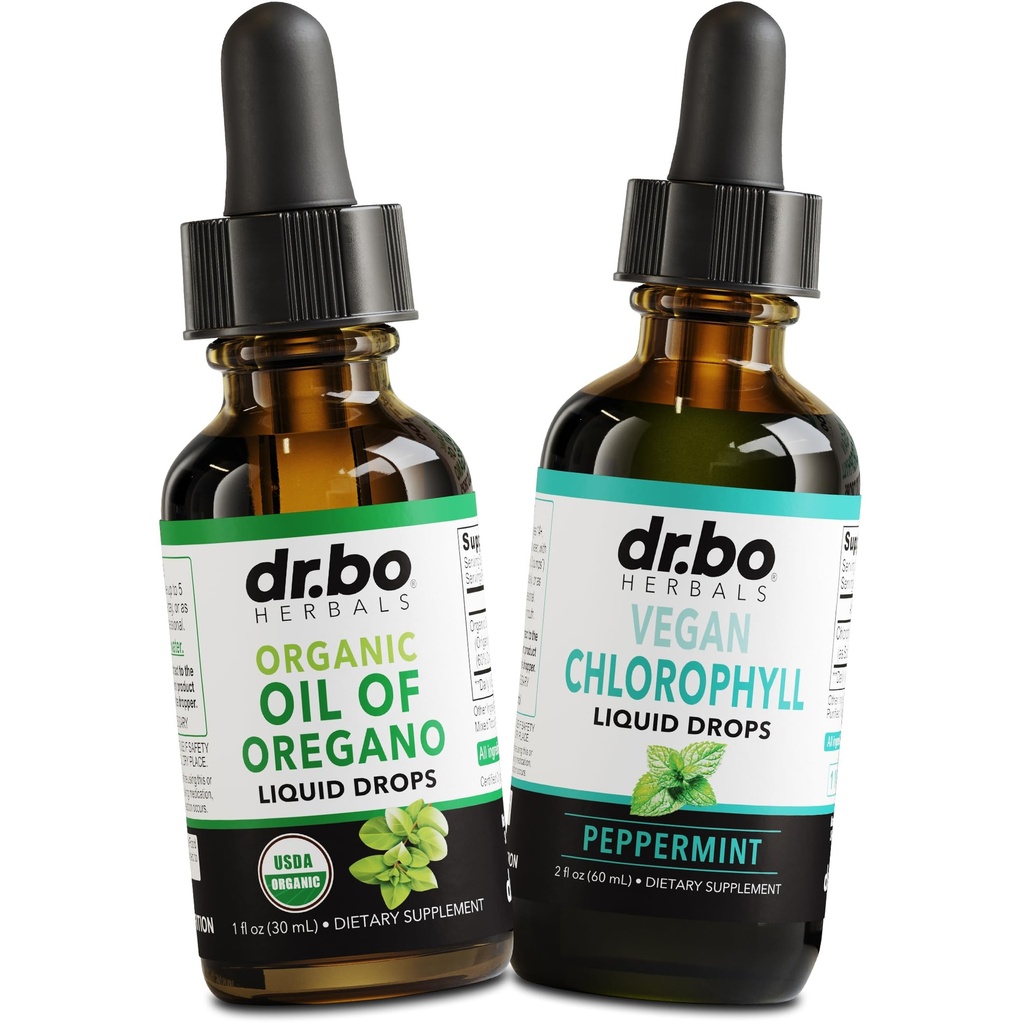 Oregano 油有机液体滴和氯脂 - Oregano Drops Tincture 油 提取 & Vegan 氯脂液体体解毒 清洁液 支持 - 消化性古特体健康 清洁液 补充剂