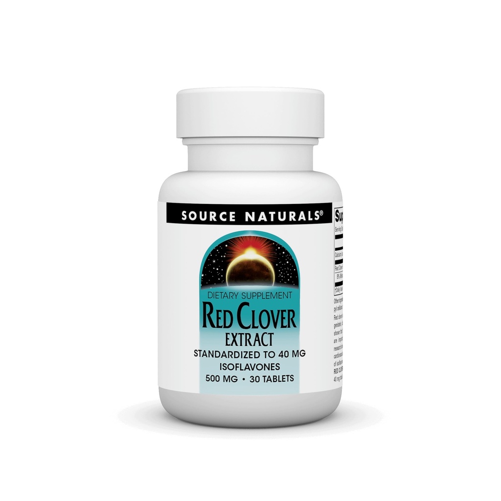 源代码:Red Clover 提取器,500 Mg 平板电脑,30 Counter