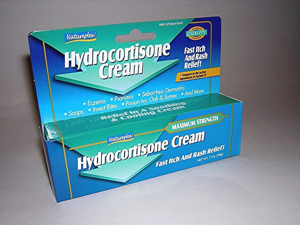 Natexplex Hydrocortisone Cream - 净Wt. 1 oz (英语).