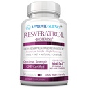 · 核准科学− resveratrol - 1 000 mg的Trans resveratrol - 250 mg的多酚− 98%的纯度水平 - 包括生物perine−- 60 Vegan 友好瓶 - 1瓶