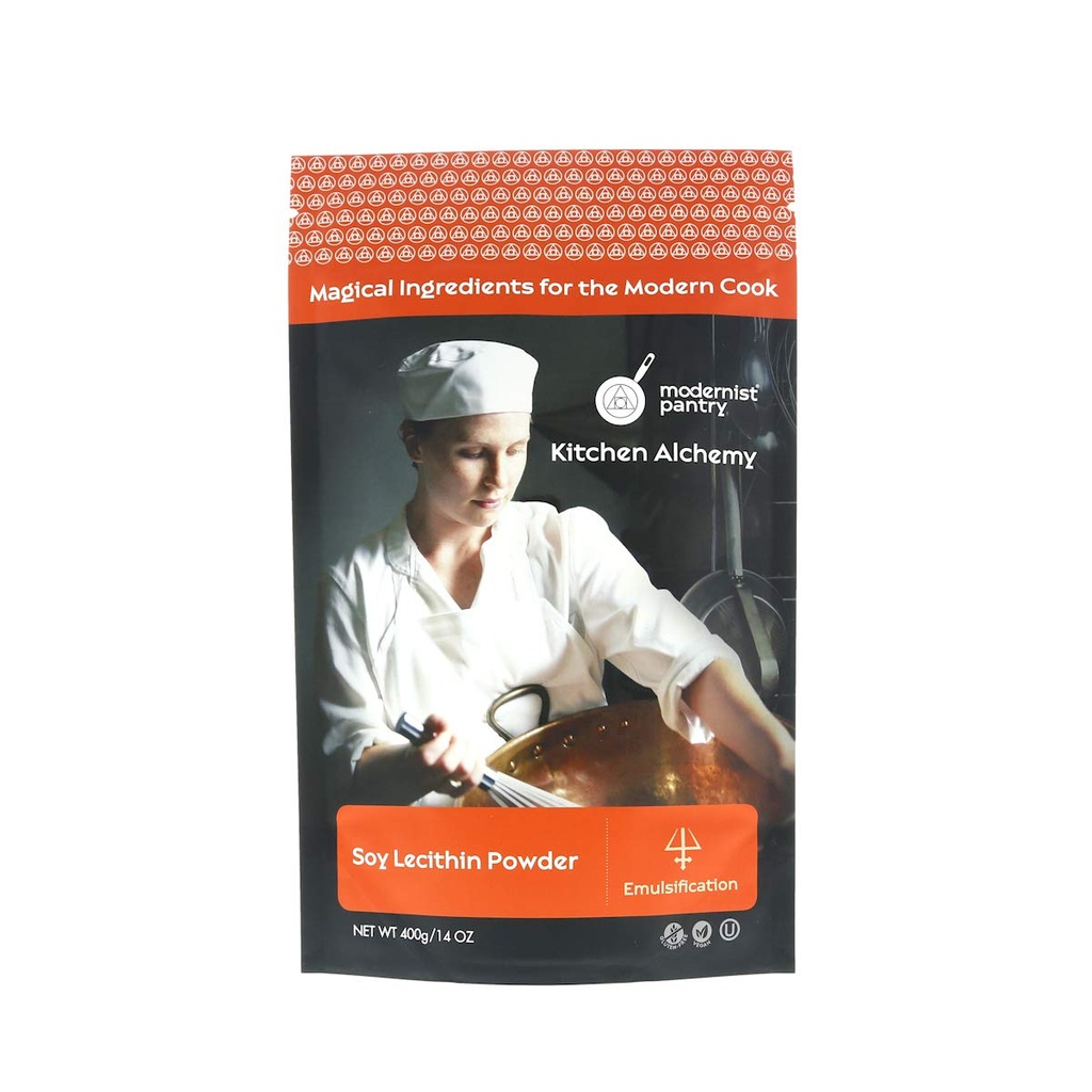 纯大豆 Lecithin 粉末 Vegan OU Kosher 认证 - 400g/14oz