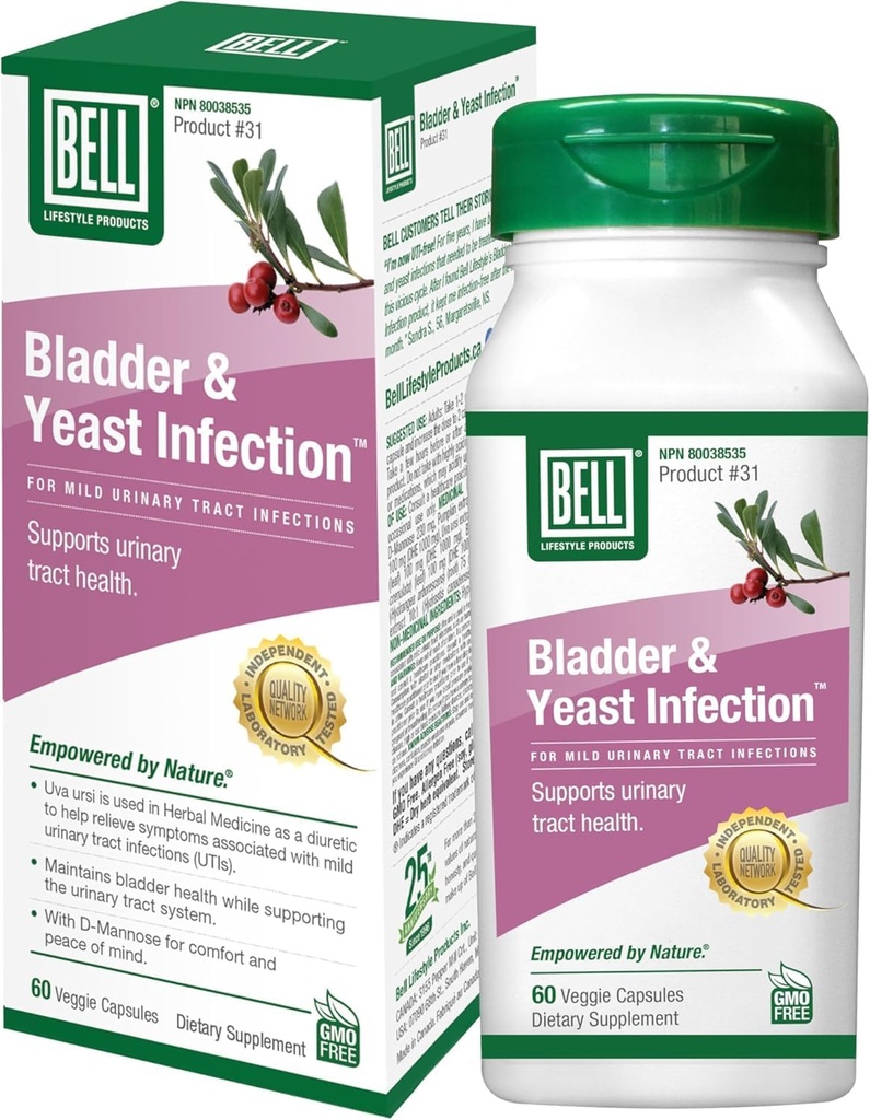 Bell Life style Products Bladder 健康与东方平衡 60卡普尔