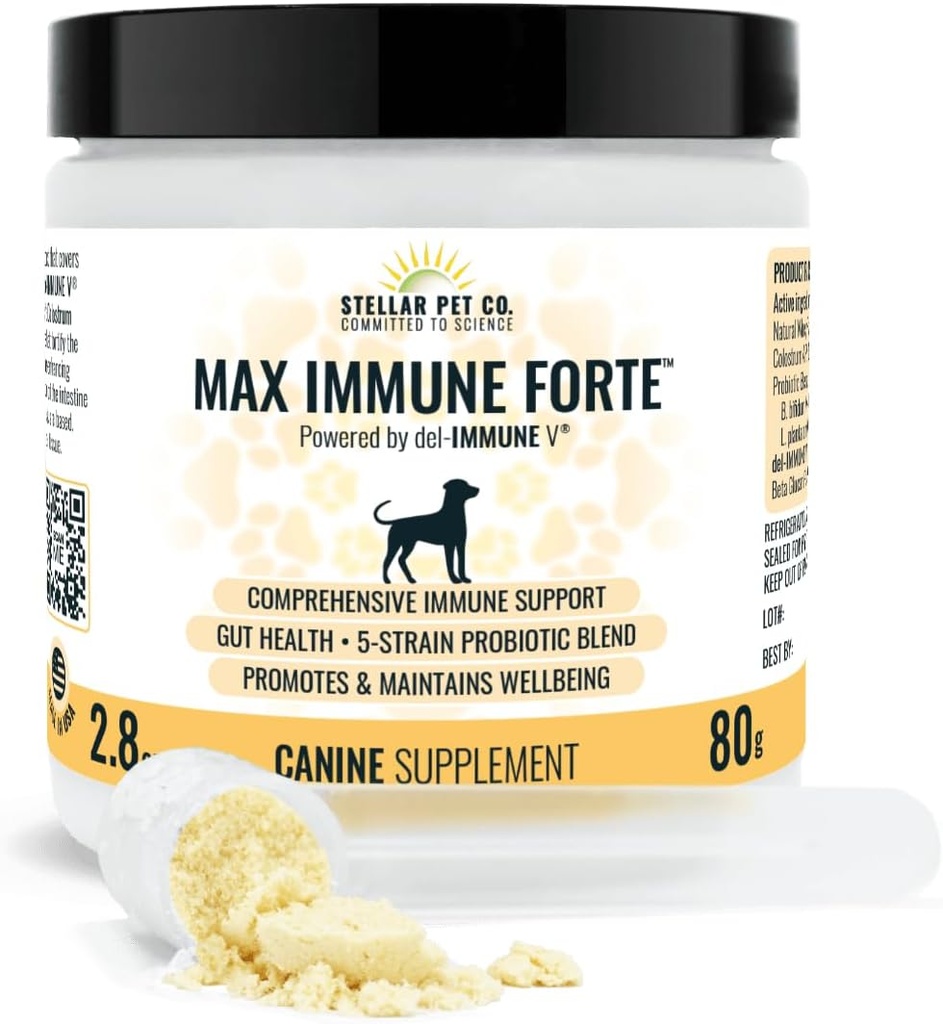 Stellar Biotics for Pets - Max Immune ForteTM for Dogs (Powered by del-Immune V) - 提供综合免疫支持 QQ 改善消化 QQ促进和维护狗的安康