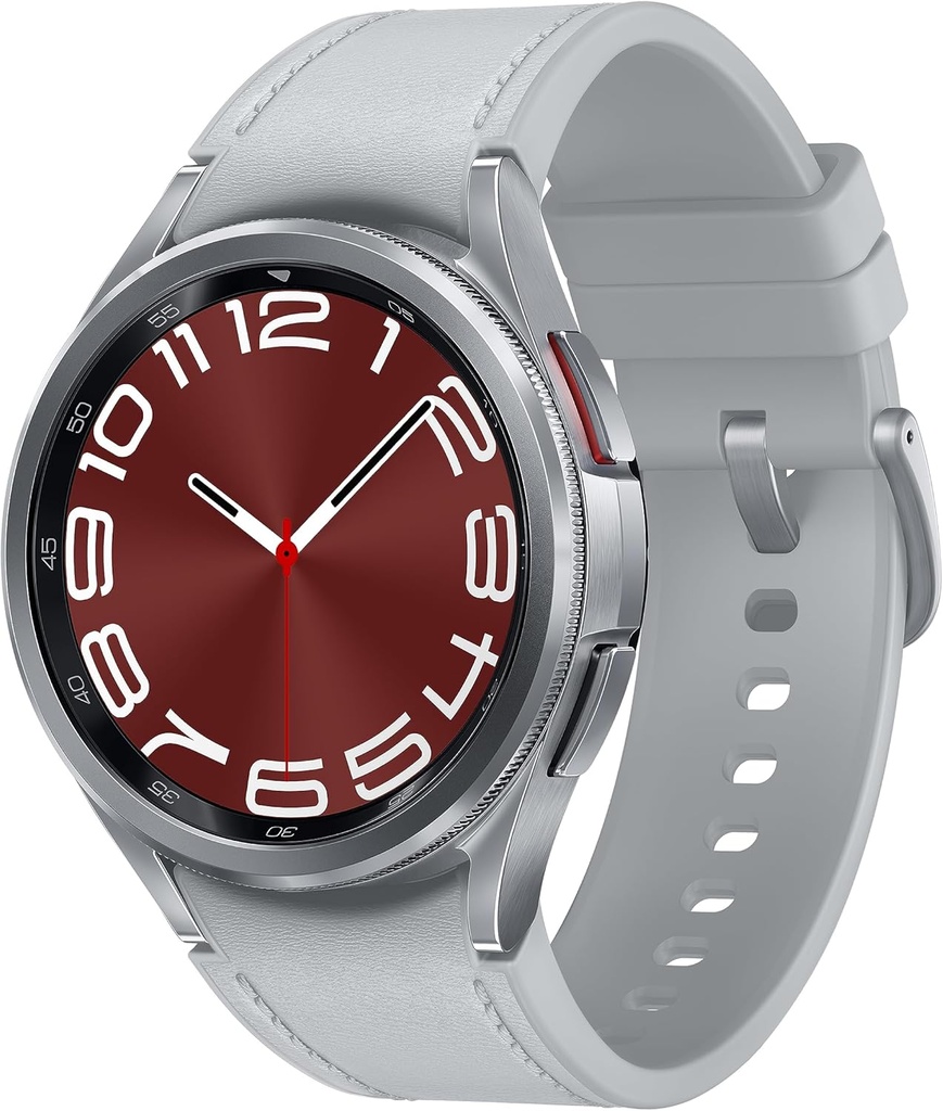 SAMSUNG Galaxy Watch 6 Classic 43mm Bluetooth Smartwatch, Rotating Bezel, Fitness Tracker, 个人化HR区,高级睡眠教练,心脏监视器,BIA传感器,健康洞察,美国版本银