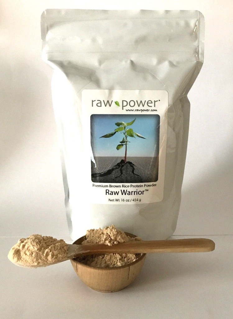 (原始内容存档于2018-09-21) (英语). Raw Power Raw Warrior Brown Rice protein Powder, (16 oz, Premium).